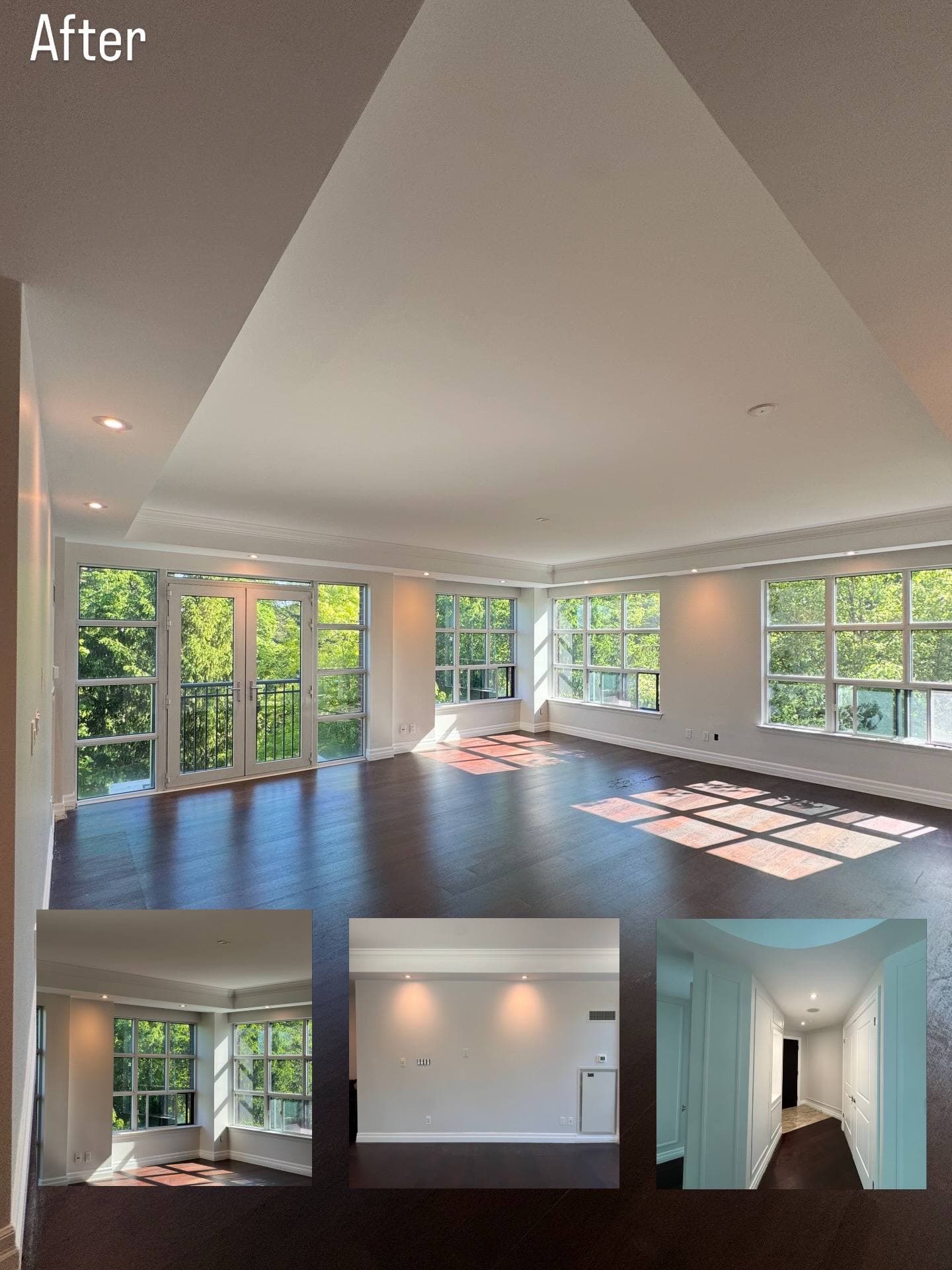GTA Condo Multi-Room Repaint completed by PReno Construction