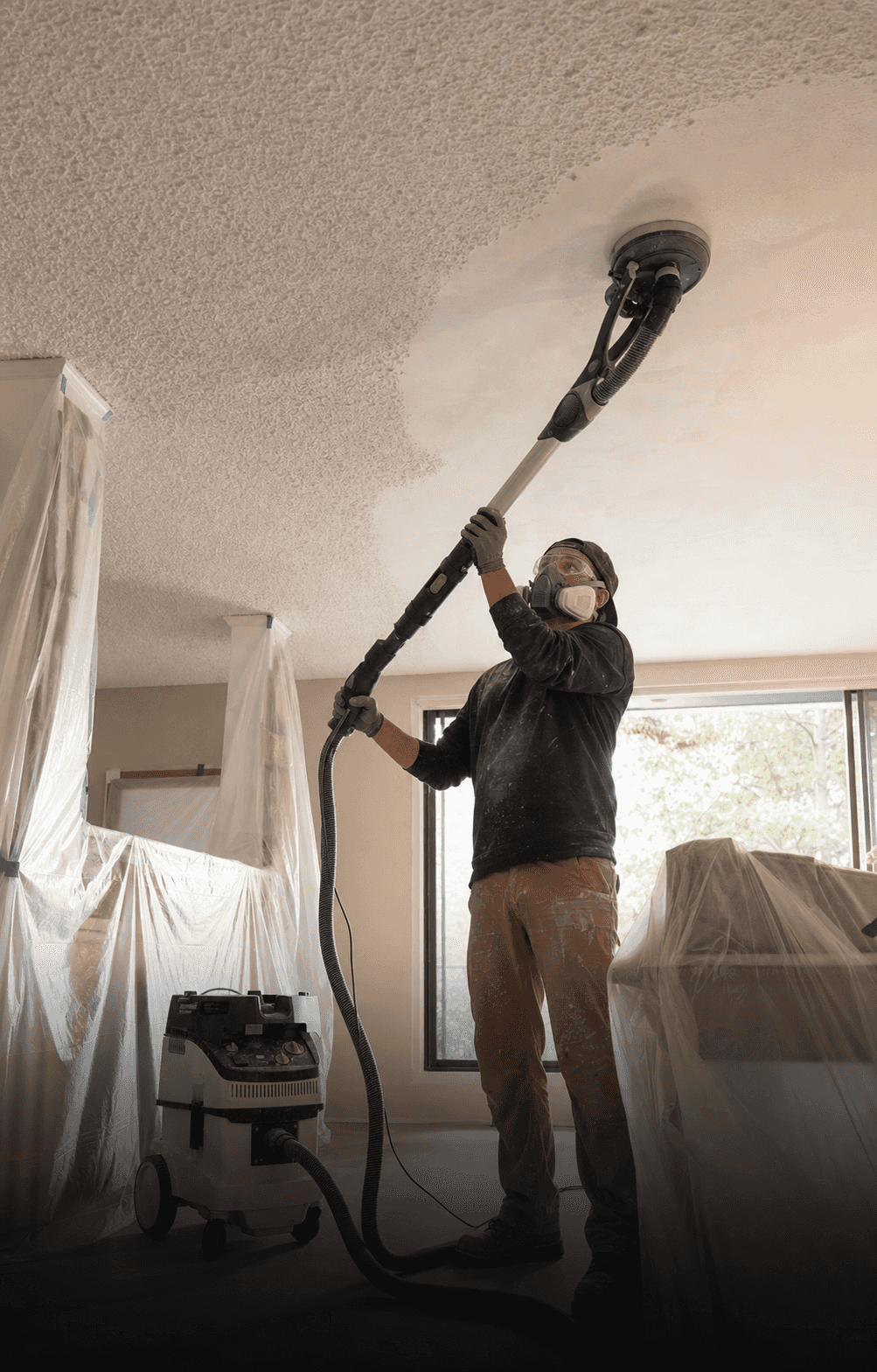 Popcorn Ceiling Removal renovation service